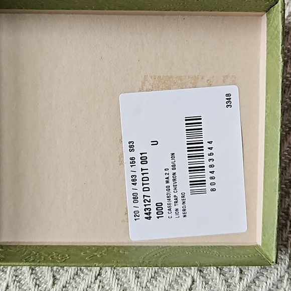 NIB Gucci Marmont Card Case - black leather - Picture 3 of 5